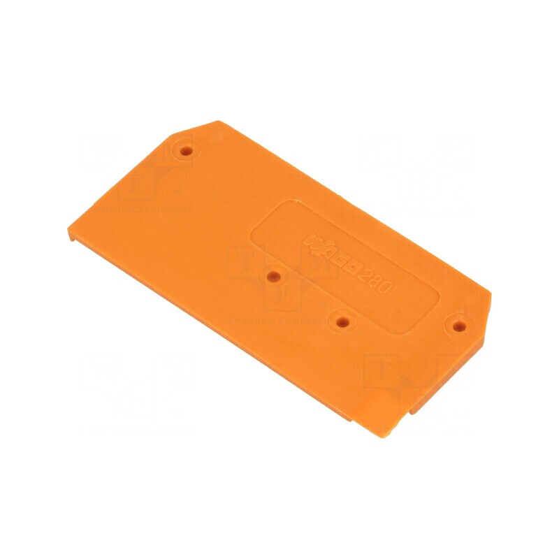 Placă despărțitoare portocalie 280mm 2,5x28x53mm | Electronic-mag.ro | Componente Electronice