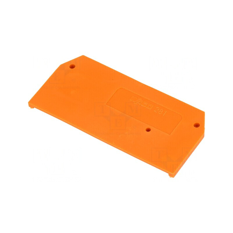 Placă despărţitoare portocalie cu arc 281 | Electronic-mag.ro | Componente Electronice