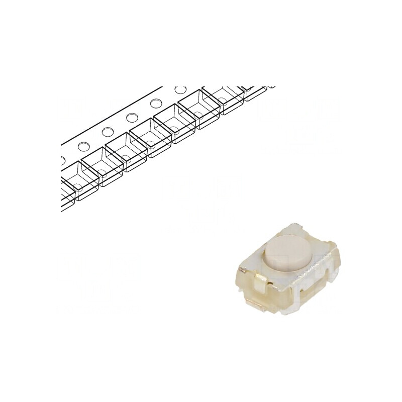 Microîntrerupător TACT SPST-NO 0,05A/12VDC SMT 1,57N | Electronic-mag.ro | Componente Electronice