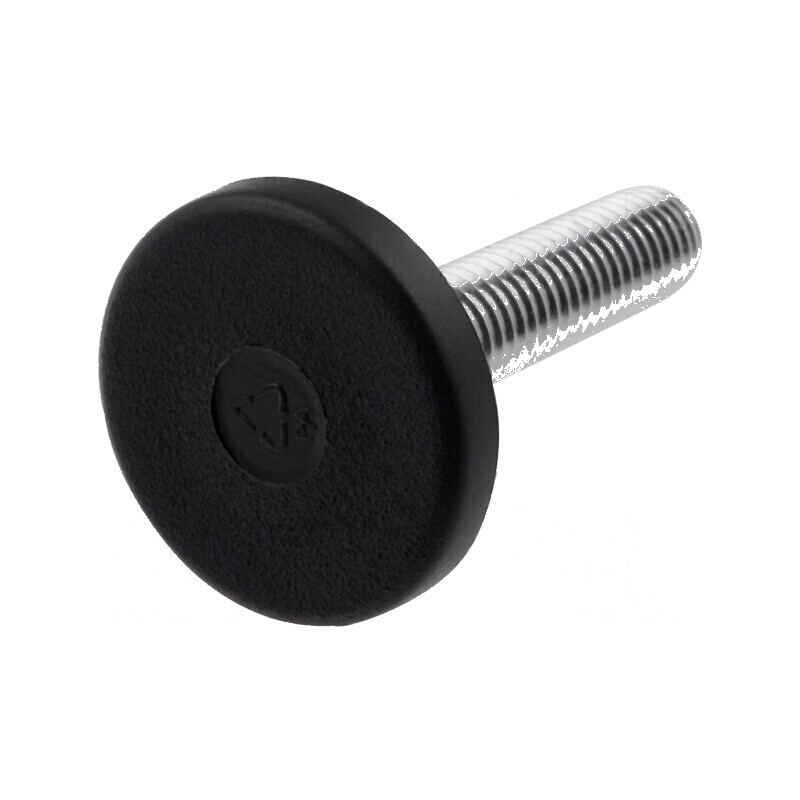 Picioruş rigid cu ax Diam. 25mm M8 tehnopolimer PA 2500N | Electronic-mag.ro | Componente Electronice
