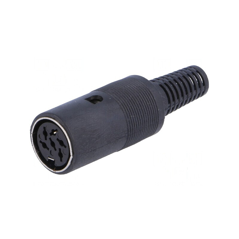Conector DIN mufă mamă 6 pini 240° pe cablu | Electronic-mag.ro | Componente Electronice Conector DIN mufă mamă 6 pini 240° pe cablu | Electronic-mag.ro | Componente Electronice