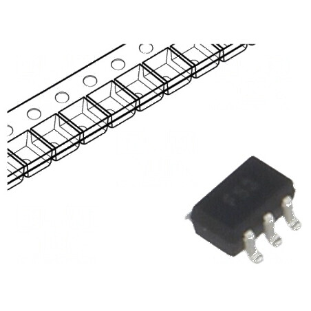Diodă TVS 6V 6A 150W Unidirecțională SC70-5 pentru Protecție ESD | Electronic-mag.ro | Componente Electronice