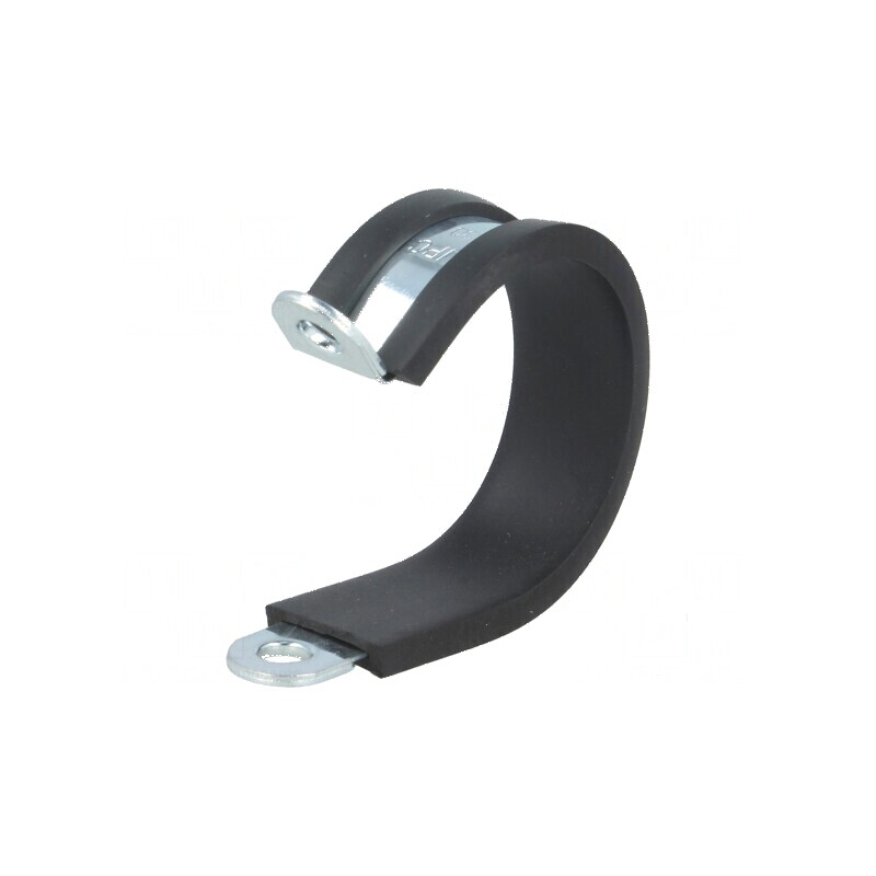 Clipsuri Øbuclă 30mm W 12mm Oţel cu Protecţie EPDM | Electronic-mag.ro | Componente Electronice