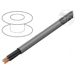 Cablu ÖPVC-OZ 2x0,5mm2 neecranat 300V, 500V Cu litat gri | Electronic-mag.ro | Componente Electronice
