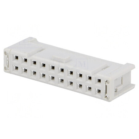 Conector IDC mufă mamă 20 PIN pentru cablu-bandă 1,27mm | Electronic-mag.ro | Componente Electronice