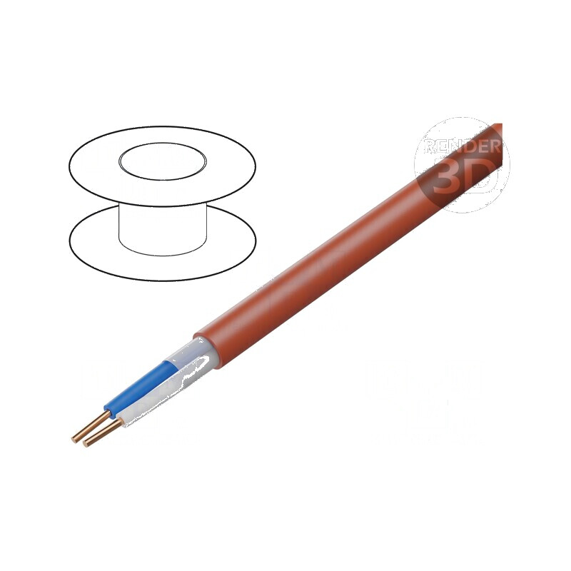 Cablu de control HTKSH 1x2x0,8mm LSZH Cu | Electronic-mag.ro | Componente Electronice