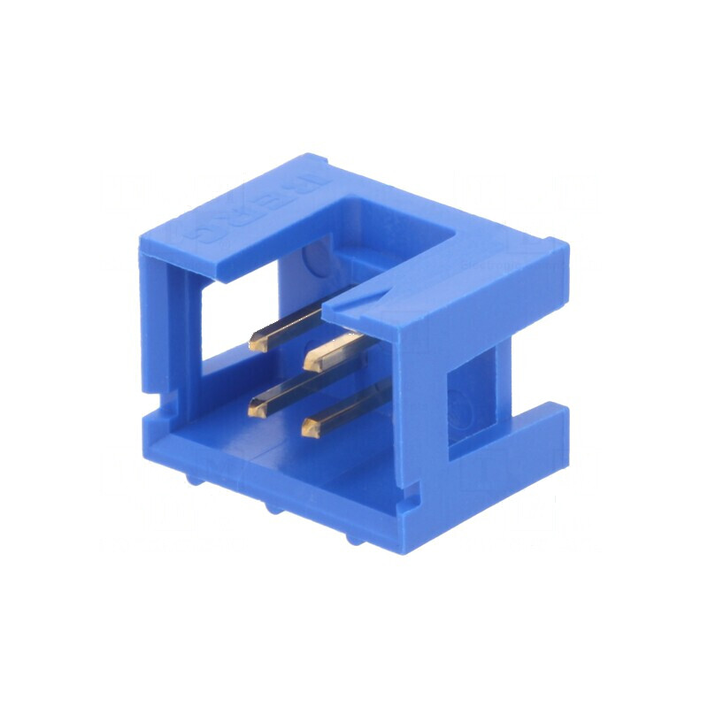 Conector IDC soclu tată 4 PIN THT aurit 2,54mm Quickie | Electronic-mag.ro | Componente Electronice