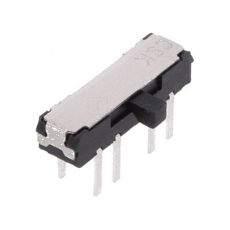 Comutator glisant Poz 2 DP3T 0,3A 6VDC ON-ON THT -40÷85°C | Electronic-mag.ro | Componente Electronice