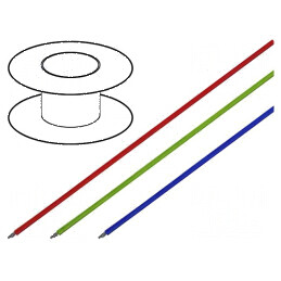 Cablu ÖLFLEX® HEAT 205 SC 1x0,25mm2 Cu FEP roșu | Electronic-mag.ro | Componente Electronice