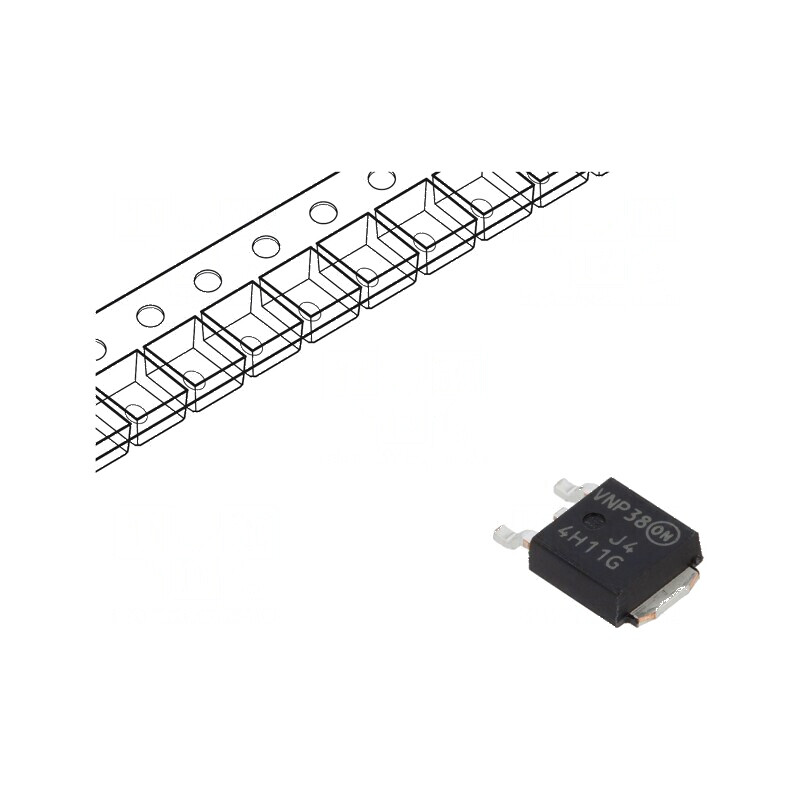 Tranzistor NPN bipolar 80V 8A 20W DPAK pentru domeniul auto | Electronic-mag.ro | Componente Electronice