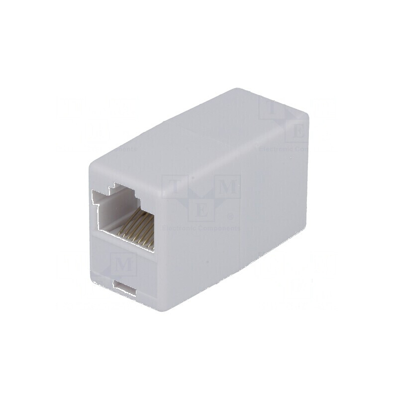 Adaptor 8p8c RJ45 Soclu Dual | Electronic-mag.ro | Componente Electronice Adaptor 8p8c RJ45 Soclu Dual | Electronic-mag.ro | Componente Electronice
