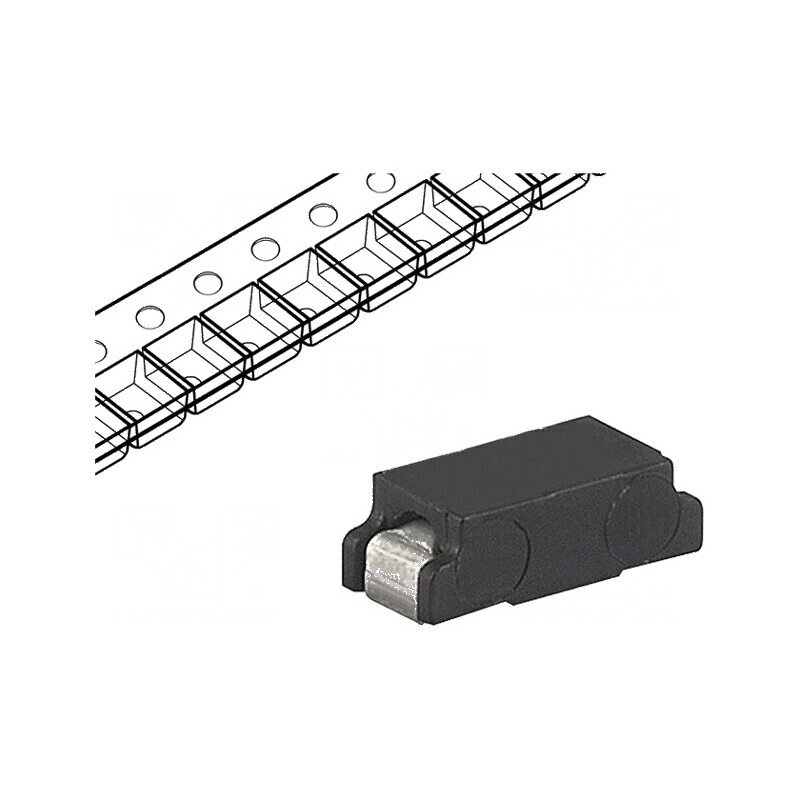 Siguranţă ardere rapidă 100mA 125VAC 125VDC SMD | Electronic-mag.ro | Componente Electronice