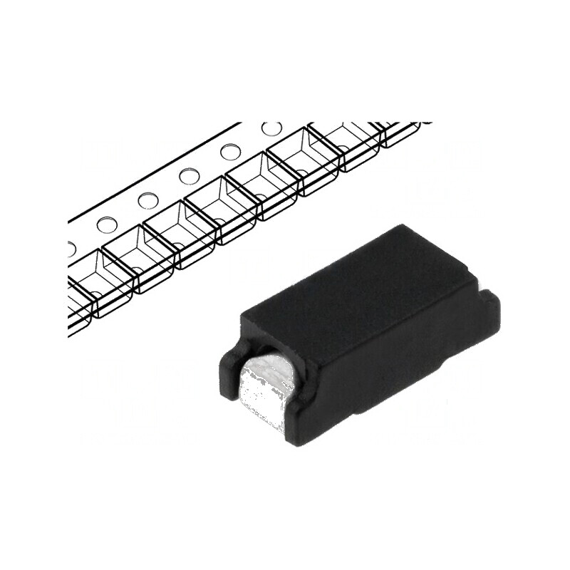 Siguranţă întârziere 2A 125VAC 125VDC SMD ceramică | Electronic-mag.ro | Componente Electronice