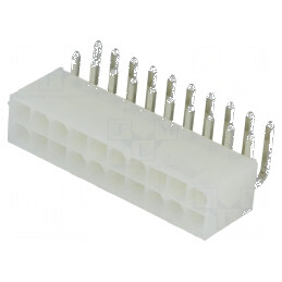 Conector cablu-placă soclu tată N42G 4,2mm PIN 20 THT 600V - Componentă electronică profesională | Electronic-mag.ro | Component