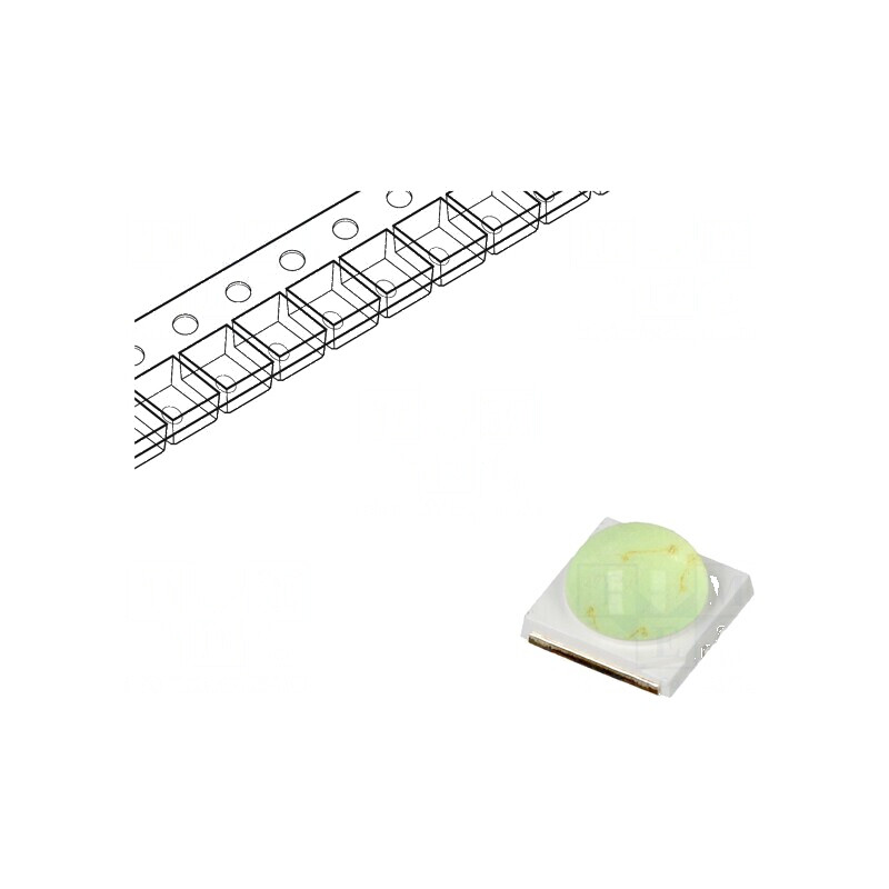 LED Albastru 130° 350mA λd: 465-475nm 3535 - Putere și Eficiență Energetică | Electronic-mag.ro | Componente Electronice
