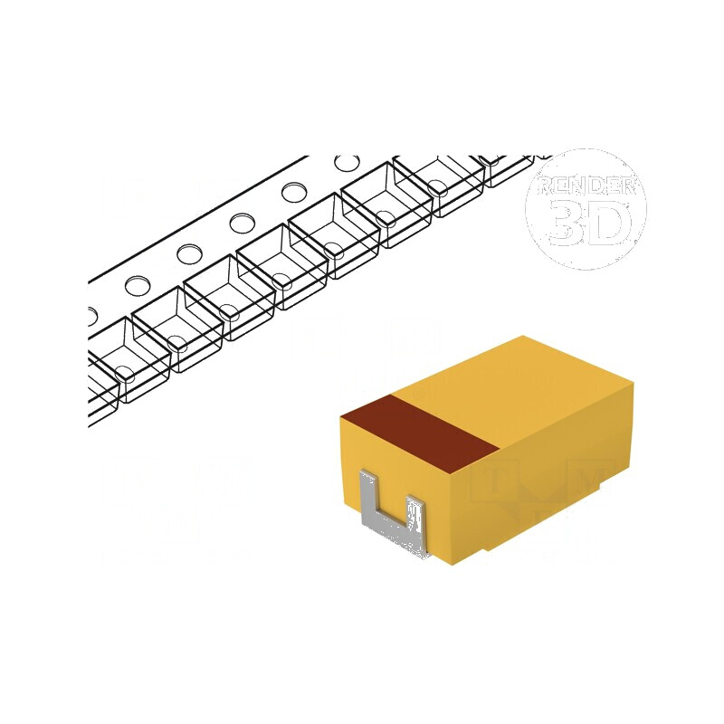 Condensator Tantal-Polimer Low ESR 33uF 25VDC D 2917 TCJ SMD - Componentă Electronică de Înaltă Performanță | Electronic-mag.ro Condensator Tantal-Polimer Low ESR 33uF 25VDC D 2917 TCJ SMD - Componentă Electronică de Înaltă Performanță | Electronic-mag.ro