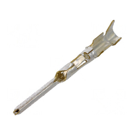 Pin tată 1,6mm argintat pentru cabluri 0,5÷1,5mm² 20AWG ECOMATE (C016) - Conector electric profesional | Electronic-mag.ro | Com