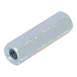Piuliță Distanțieră Filetată 35mm M6 Oțel Zincat - Accesoriu Montaj Profesional | Electronic-mag.ro | Componente Electronice