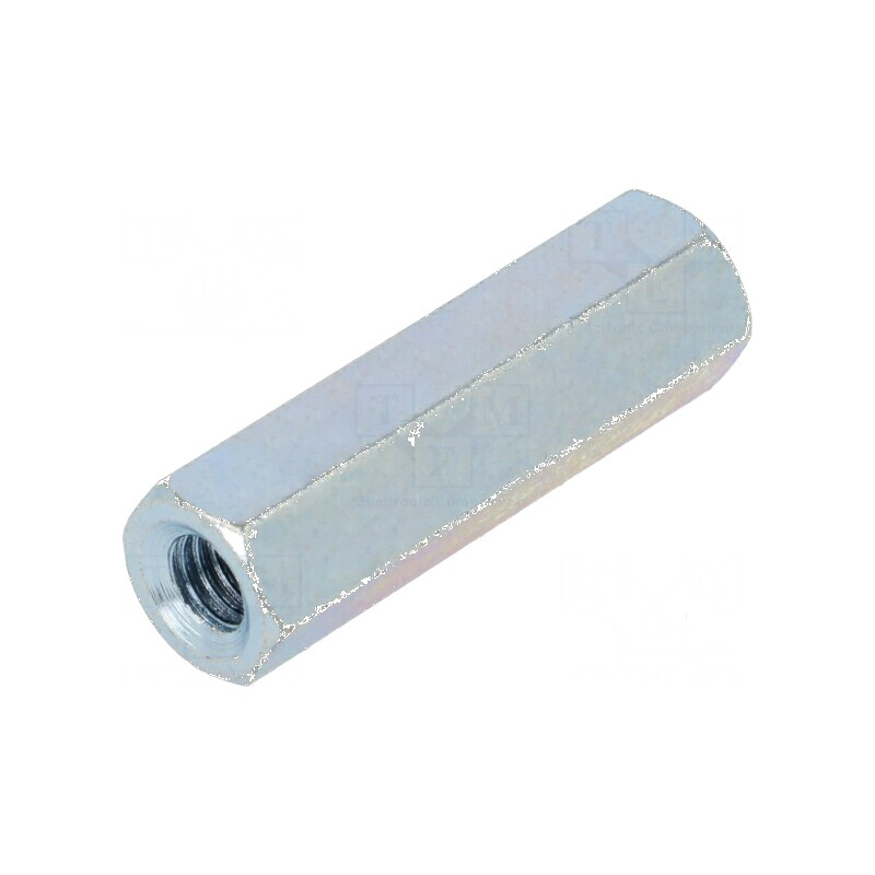 Piuliță Distanțieră Filetată 35mm M6 Oțel Zincat - Accesoriu Montaj Profesional | Electronic-mag.ro | Componente Electronice
