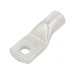Vârf tubular M5 25mm² crimpat pe cablu cositorit 4AWG pentru conexiuni electrice profesionale | Electronic-mag.ro | Componente E