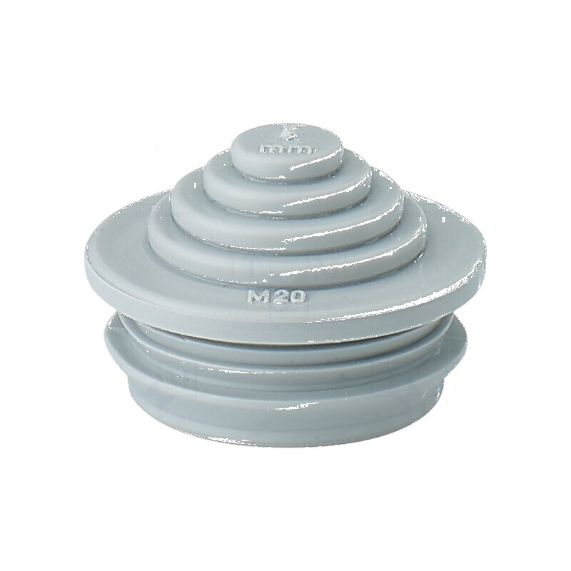 Manşon elastomer termoplastic TPE gri pentru temperaturi între -25 şi 35°C, diametru 5-16mm, protecţie IP55 | Electronic-mag.ro 