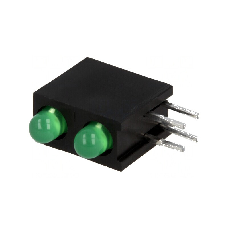 LED 3mm Verde 2 Diode 20mA 60° 2,2-2,5V în Carcasă | Electronic-mag.ro | Componente Electronice LED 3mm Verde 2 Diode 20mA 60° 2,2-2,5V în Carcasă | Electronic-mag.ro | Componente Electronice