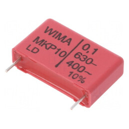 Condensator polipropilenă 100nF 26,5x6x15mm THT ±10% - Componentă electronică de calitate superioară | Electronic-mag.ro | Compo