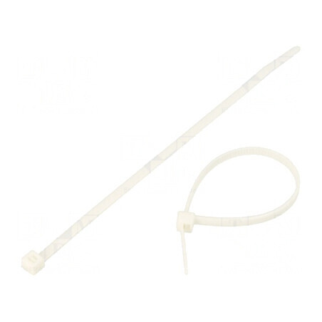 Colier de strângere poliamidă albă T30R, dimensiuni L: 150mm, W: 3,5mm, capacitate 135N | Electronic-mag.ro | Componente Electro