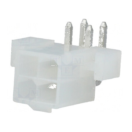 Conector cablu-placă soclu tată Mini-Fit Jr 4,2mm PIN 4 THT - Componentă electronică de înaltă calitate pentru conexiuni f | Ele
