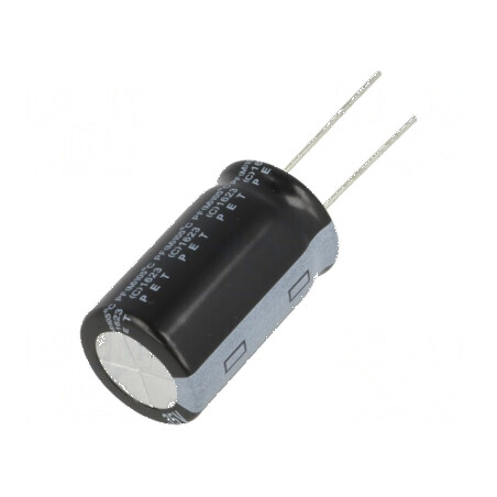 Condensator electrolitic THT 4700uF 35VDC Ø18x30mm ±20% - Componentă electronică de înaltă calitate | Electronic-mag.ro | Compon
