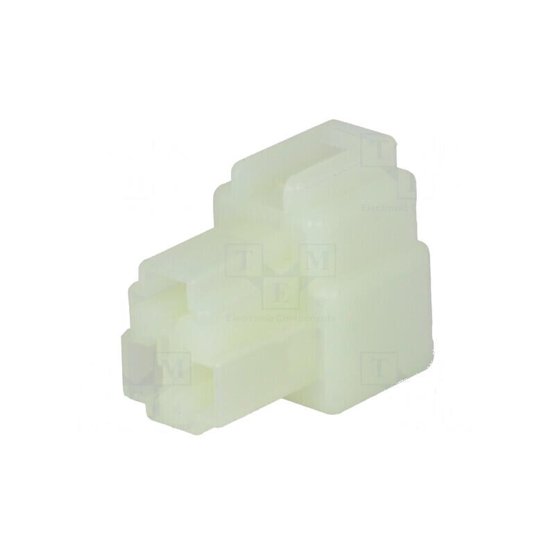 FF 250 REC HSG 3P Nylon Natural - Conector de Nylon pentru Aplicații Industriale | Electronic-mag.ro | Componente Electronice