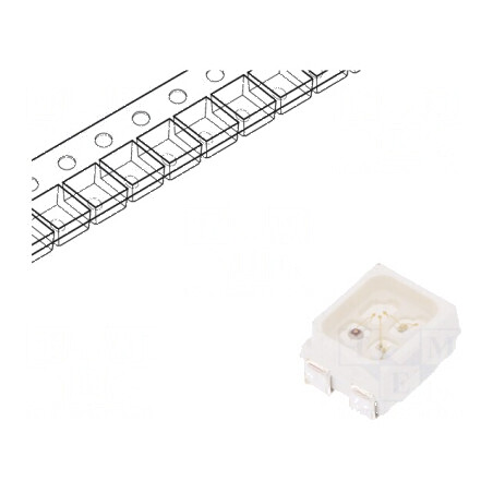 Banda LED SMD 3528 PLCC4 RGB 3.5x2.8x1.9mm 120° 20mA 120/110/110mW - iluminare decorativă flexibilă | Electronic-mag.ro | Compon