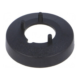 "Capac Piuliță ABS Neagră cu Fixare prin Apăsare Ø 15,5mm - Accesoriu pentru Construcții" | Electronic-mag.ro | Componente Elect