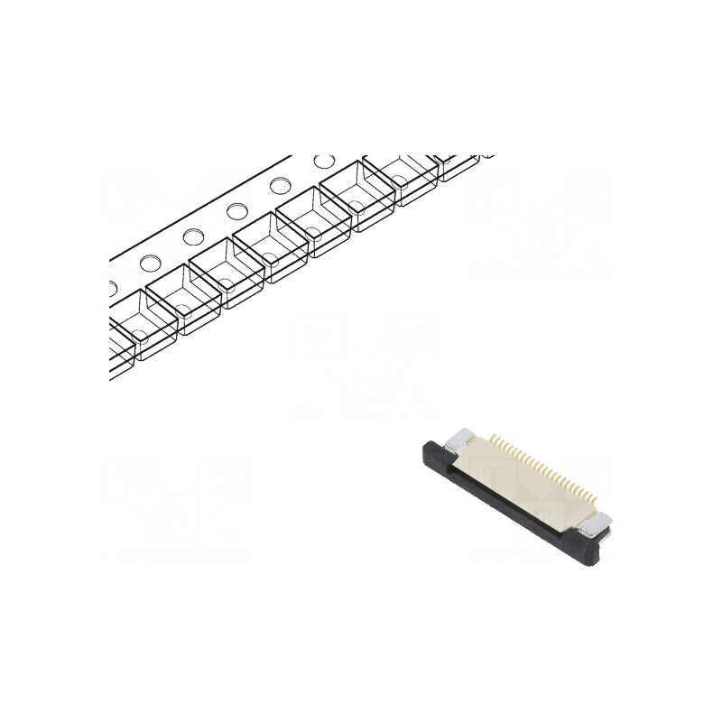 Conector FFC/FPC 24 PIN F32R ZIF SMT Inferior 50V - Compatibilitate Ridicată | Electronic-mag.ro | Componente Electronice Conector FFC/FPC 24 PIN F32R ZIF SMT Inferior 50V - Compatibilitate Ridicată | Electronic-mag.ro | Componente Electronice