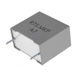 Condensator polipropilenă R75 820nF 18x13x12mm THT ±5% - Componentă electronică de calitate | Electronic-mag.ro | Componente Ele