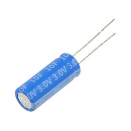 Supercondensator THT 10F 3VDC Ø10x25mm - Capacitate Mare pentru Stocare Energie | Electronic-mag.ro | Componente Electronice