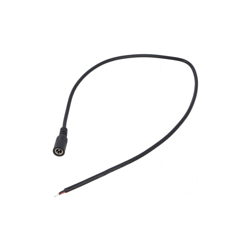 Cablu DC 2x0,5mm² cu soclu drept 5,5/2,1mm, negru, 0,5m, rezistent la temperaturi între -20°C și 80°C | Electronic-mag.ro | Comp Cablu DC 2x0,5mm² cu soclu drept 5,5/2,1mm, negru, 0,5m, rezistent la temperaturi între -20°C și 80°C | Electronic-mag.ro | Comp