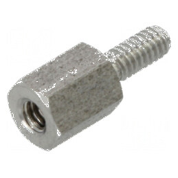 Piuliță Distanțieră Filetată 5mm M2 Intern și M2 Extern - Accesorii pentru Construcții și Mecanică | Electronic-mag.ro | Compone