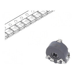 Potenţiometru 50kΩ 100mW de montare singură, orizontal - Componentă electronică de înaltă precizie | Electronic-mag.ro | Compone