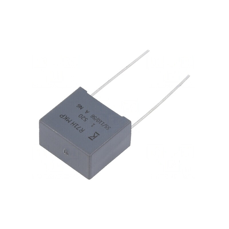 Condensator cu Polipropilenă R71, 1uF, Dimensiuni 18x16x10mm, THT, Toleranță ±10% | Electronic-mag.ro | Componente Electronice