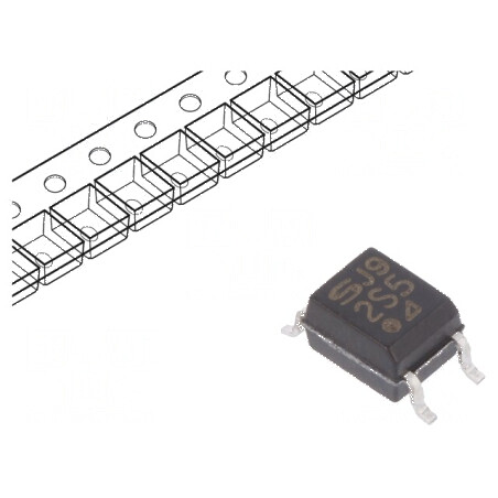Optotriac 3,75kV fără sistem de conectare la zero, Canal 1 S2S5 - Componente electronice profesionale | Electronic-mag.ro | Comp