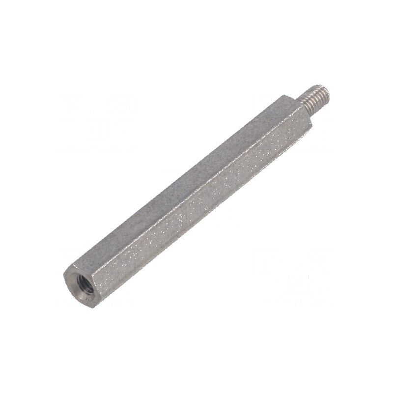 Piuliță distanțieră filetată 40mm cu filet interior M3 și filet exterior M3 | Electronic-mag.ro | Componente Electronice