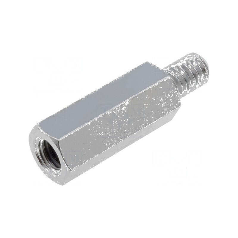 Piuliță Distanțieră Filetată 20mm, Filet Intern M5, Filet Extern M5 - Accesoriu pentru Construcții și Montaj | Electronic-mag.ro
