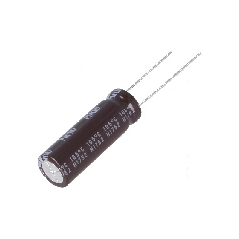 Condensator electrolitic low ESR THT 120uF 80VDC, dimensiuni Ø10x30,5mm | Electronic-mag.ro | Componente Electronice