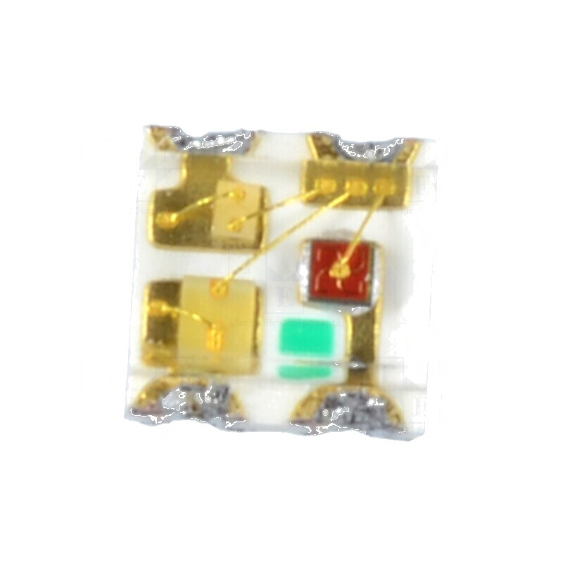 LED SMD 0605 RGB 1,6x1,6x0,7mm cu unghi de dispersie 120° și lentilă transparentă - 20mA | Electronic-mag.ro | Componente Electr
