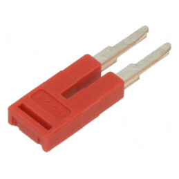 Punte de Conectare Piste 2 Roșie, Lățime 4mm, UL94V-0 - Componente Electronice Profesionale | Electronic-mag.ro | Componente Ele