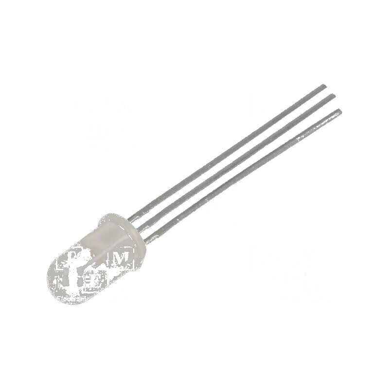 LED 5mm roșie/verde 65° Convex - Lumină Indicator Nr. Term: 3 | Electronic-mag.ro | Componente Electronice