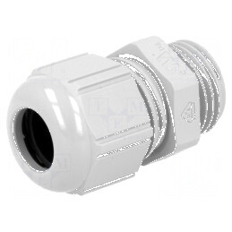 Garnitură de etanşare M16 1,5 IP68 din poliamidă gri UL94V-2 pentru protecție împotriva umidității și prafului | Electronic-mag.