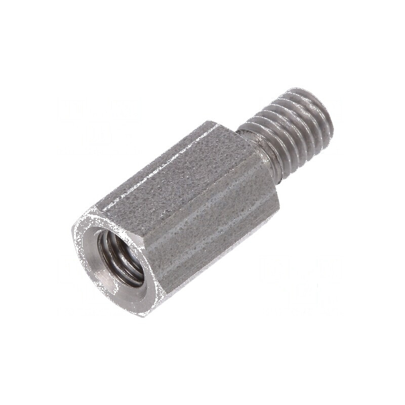 Piuliță distanțieră filetată M5, 12mm, filet interior și exterior M5 | Electronic-mag.ro | Componente Electronice