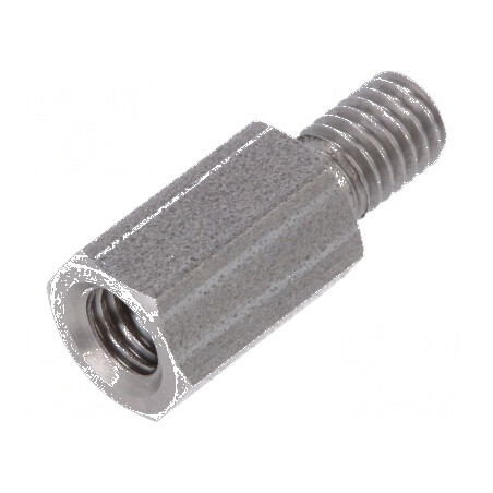 Piuliță distanțieră filetată M5, 12mm, filet interior și exterior M5 | Electronic-mag.ro | Componente Electronice